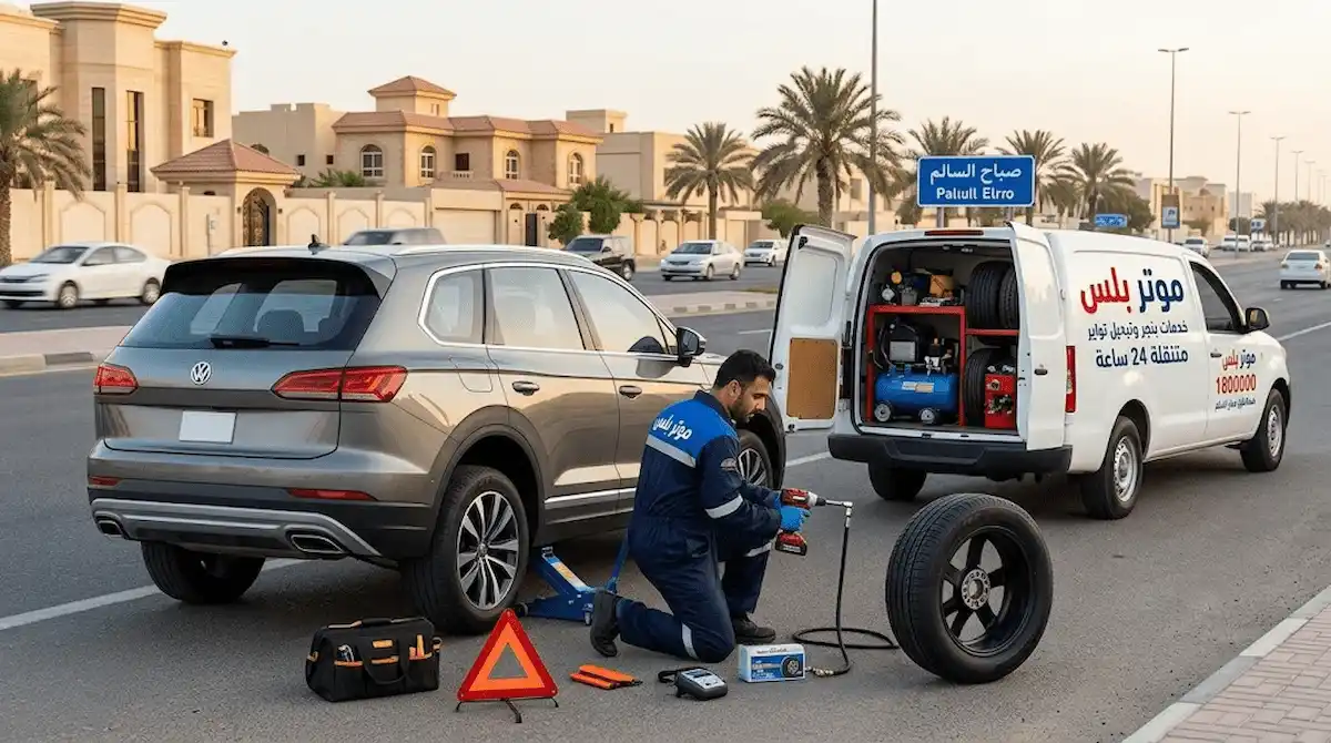خدمة بنجرجي متنقل متكاملة في صباح السالم من موتر بلس.